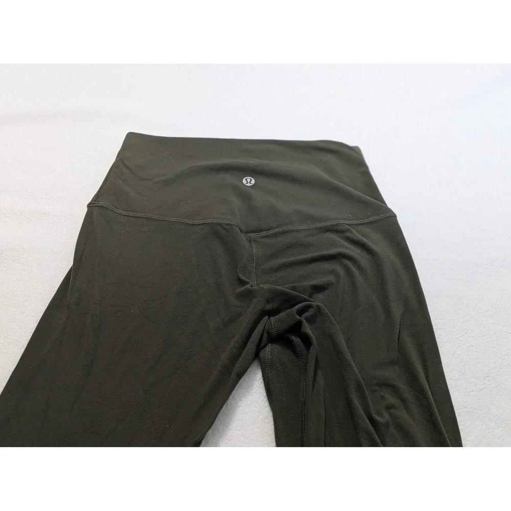 Lululemon Align leggings size 4‎ In Dark Olive Green Cropped 24